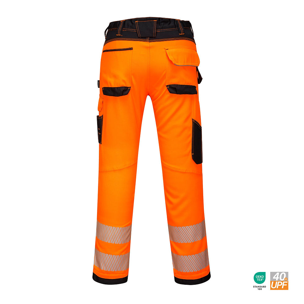 Miniaturbild: WH42 Warnschutz Arbeitsbundhose 337 "warnschutz" Rückseite