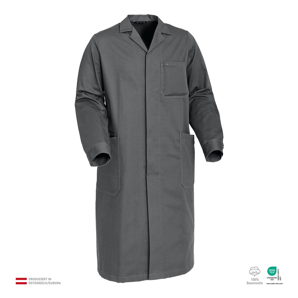 Miniaturbild: HM03 Herrenmantel 11 "cotton_premium" Vorderseite