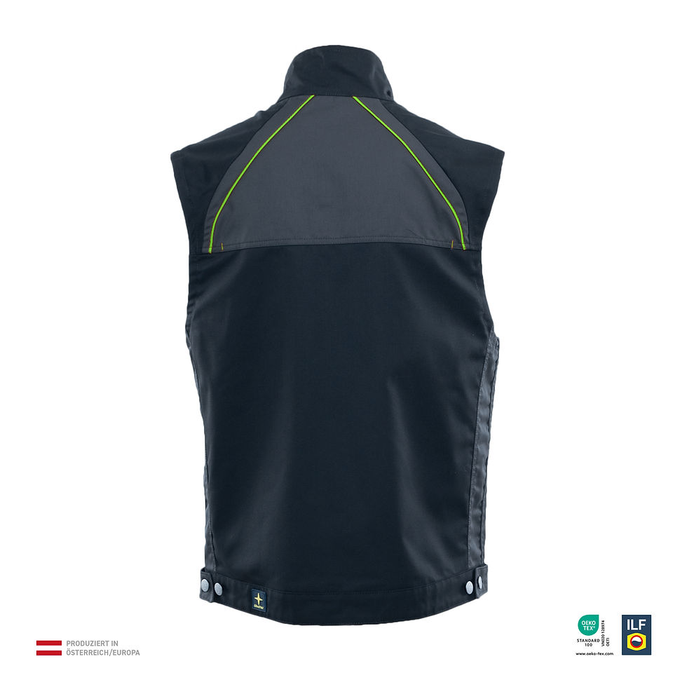 Miniaturbild: HG05 Arbeitsweste 536 "spirit_line flex" Rückseite