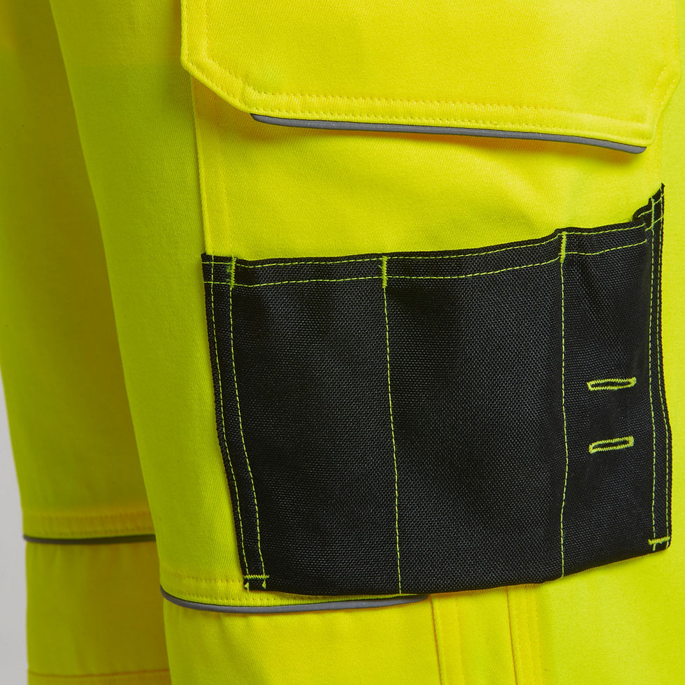Miniaturbild: WH42 Warnschutz Arbeitsbundhose "warnschutz" Detailbild 02