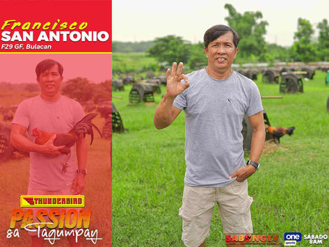 Francisco San Antonio ng F29 Gamefarm sa Bulacan Ikukwento ang Tagumpay mula pagiging OFW hanggang sa pagiging Isang Breeder sa Thunderbird Passion sa Tagumpay (August 2, 2025)