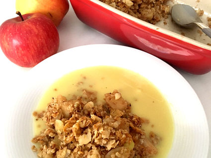 CRUMBLE DI MELE FACILE / EASY APPLE CRUMBLE