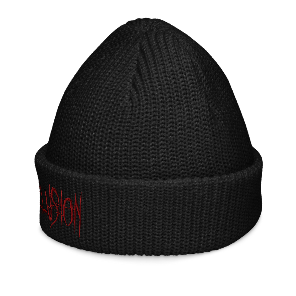 Thumbnail: Delusional Red Logo Fisherman Beanie