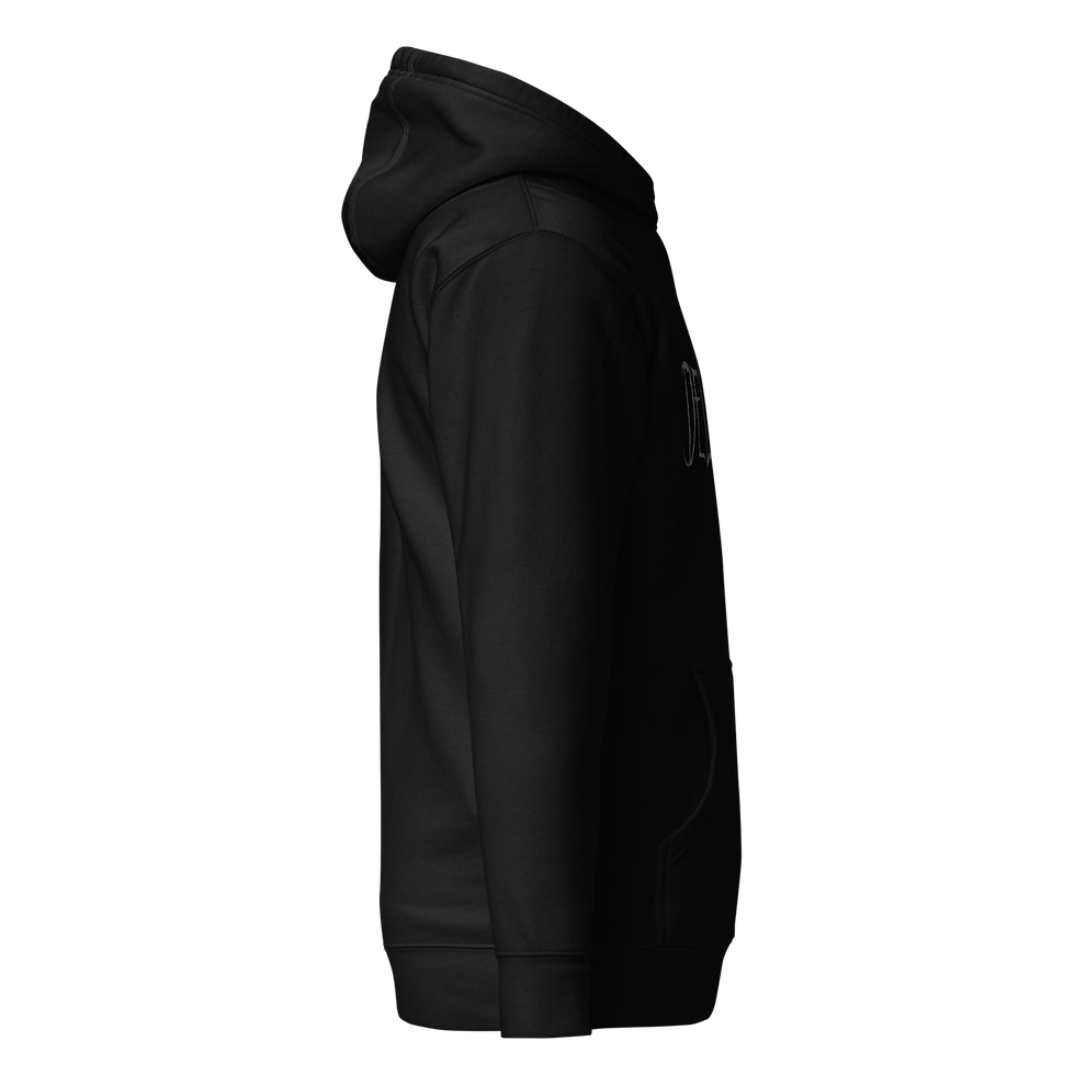 Thumbnail: Delusion Charcoal Logo Unisex Hoodie