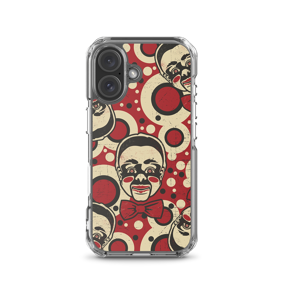 Thumbnail: Manny Manners Polka Clear Case for iPhone®
