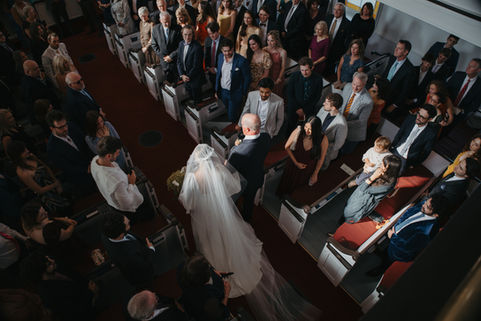 Bride walking down the aisle, wedding photography, documentary style, editorial, Philadelphia, New Jersey, New York, Pennsylvania photographer