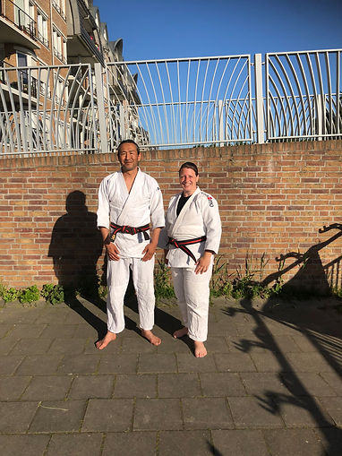 Docenten van Budocentrum Junansei: Sam en Esther