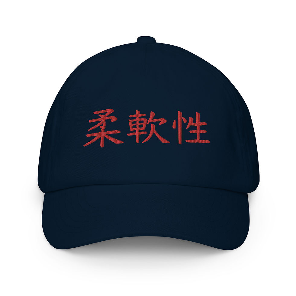 Thumbnail: Kids cap met tekens junansei