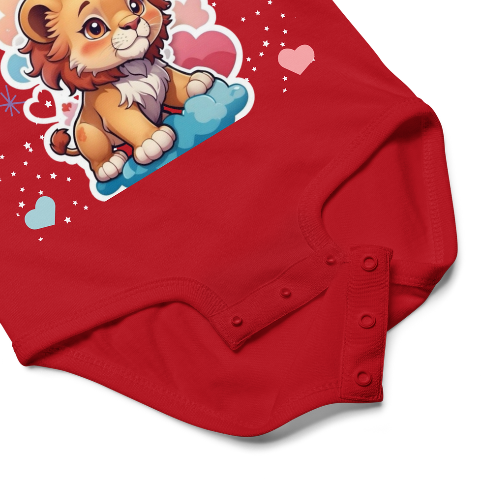 Miniatura: "Busy Being Adorable" Baby Jersey Bodysuit