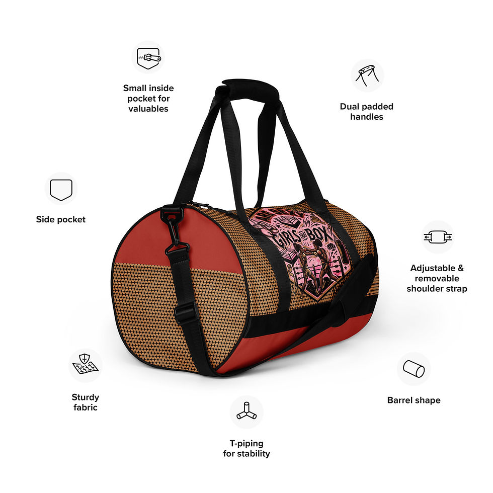 Thumbnail: "Girls That Box Are Sexy" Gym Bag