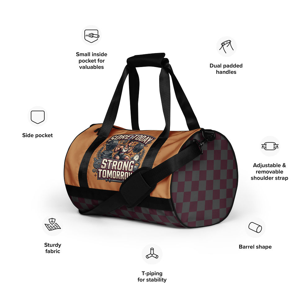 Thumbnail: "Sore Today, Strong Tomorrow" Gym Bag