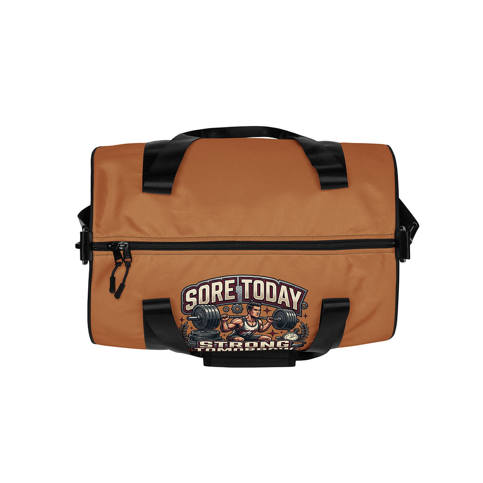 Miniatura: "Sore Today, Strong Tomorrow" Gym Bag