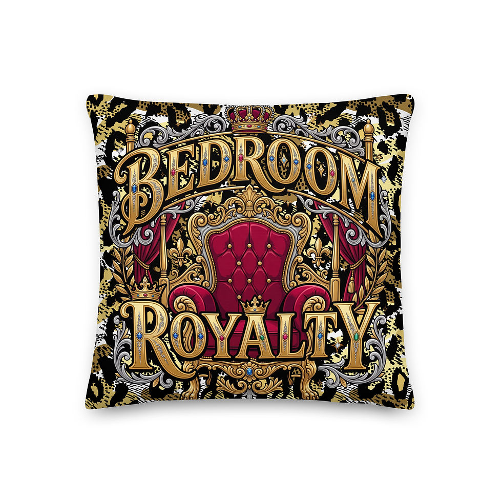 Miniatura: "Bedroom Royalty" Premium Pillow