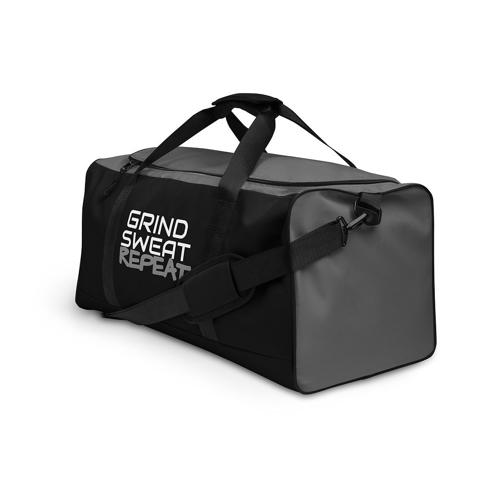 Thumbnail: "Grind, Sweat, Repeat" Duffle Bag
