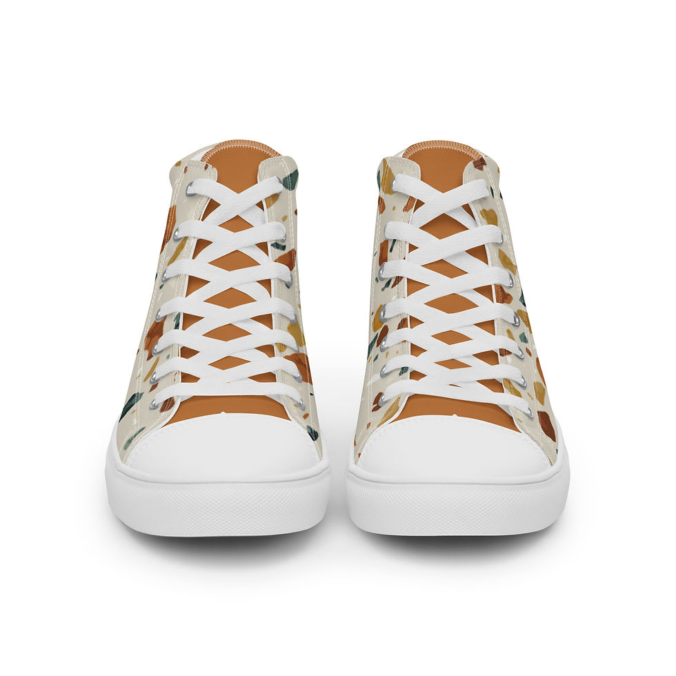 Miniatura: "Confetti Shapes" Unisex High-Top/Lace-Up Sneakers