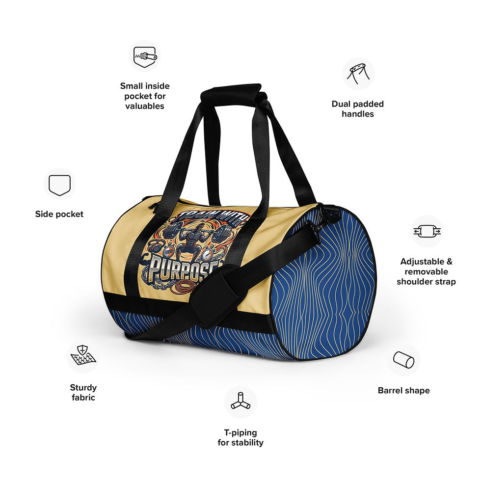 Thumbnail: "Train With Purpose" Gym Bag