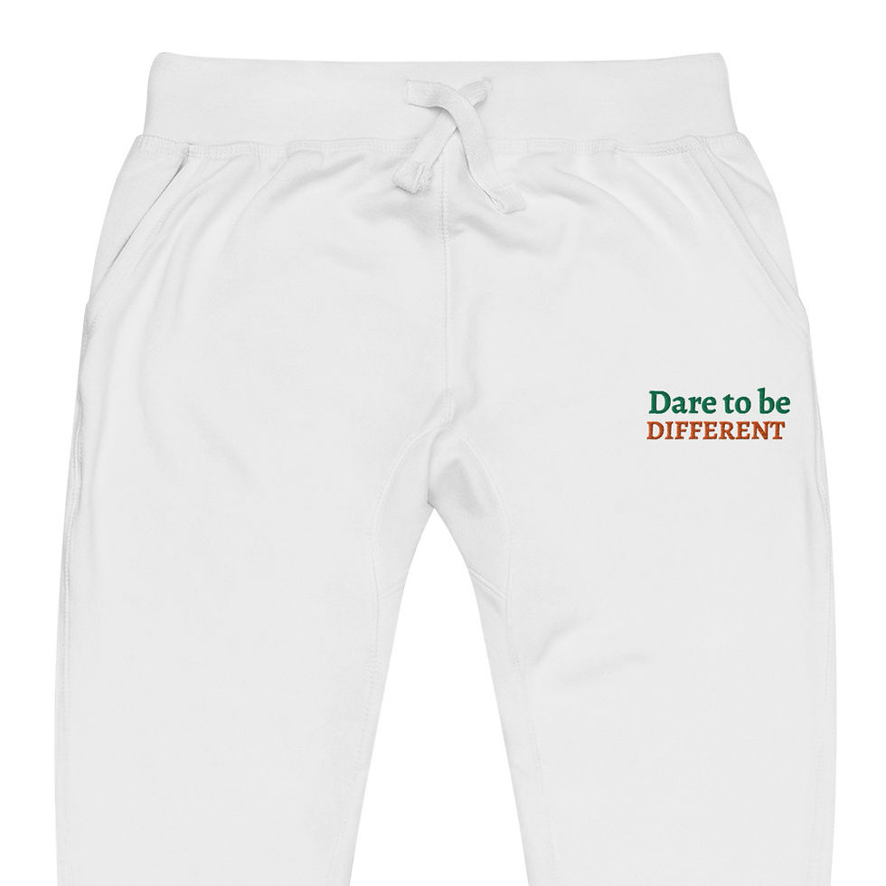 Miniatura: "Dare to be Different" Unisex Fleece Sweatpants