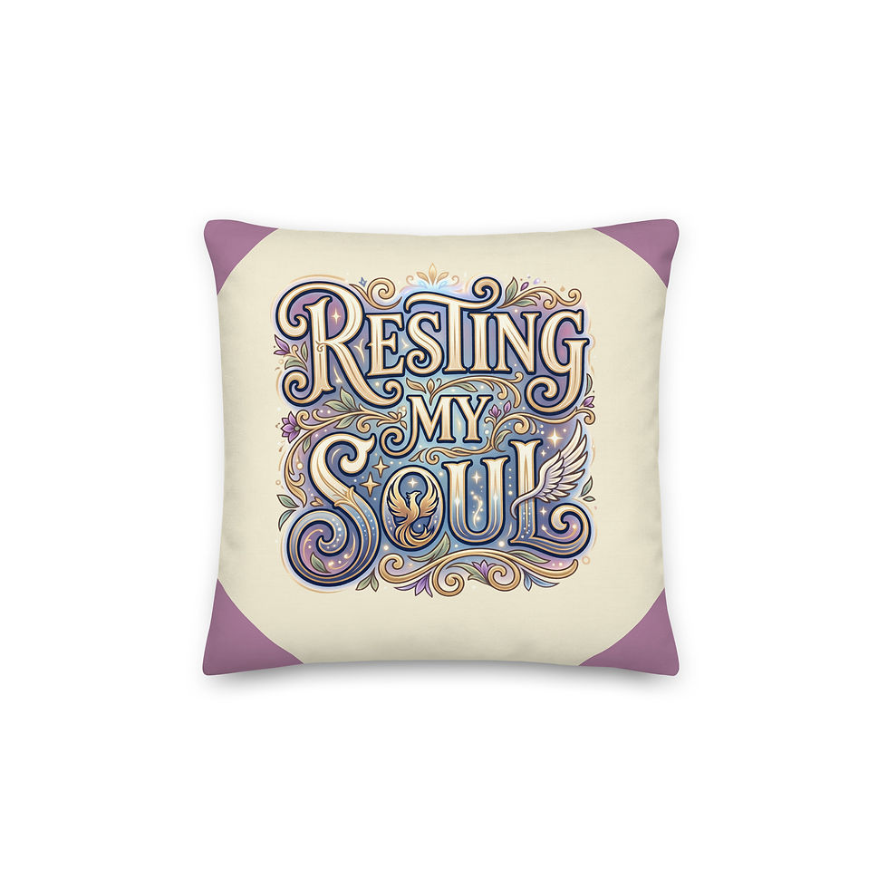 Miniatura: "Resting My Soul" Premium Pillow
