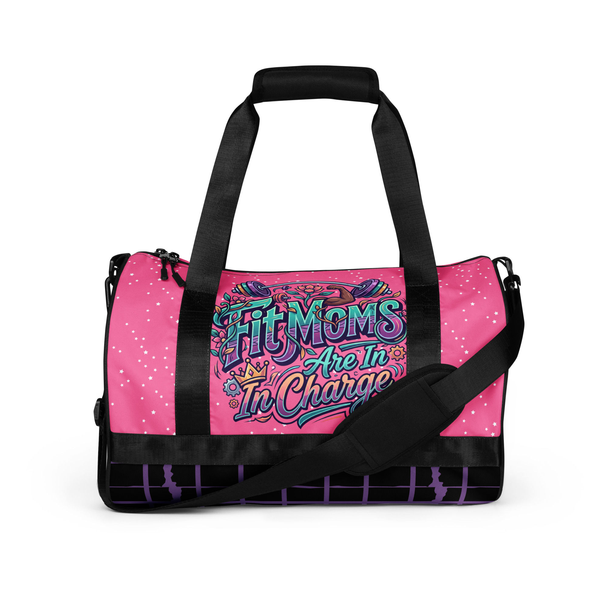 "Fit Moms Are In Charge" Gym Bag