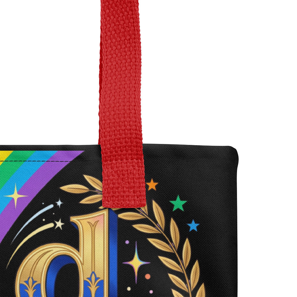 Miniatura: “Bold, Bright, Beautiful" Tote Bag