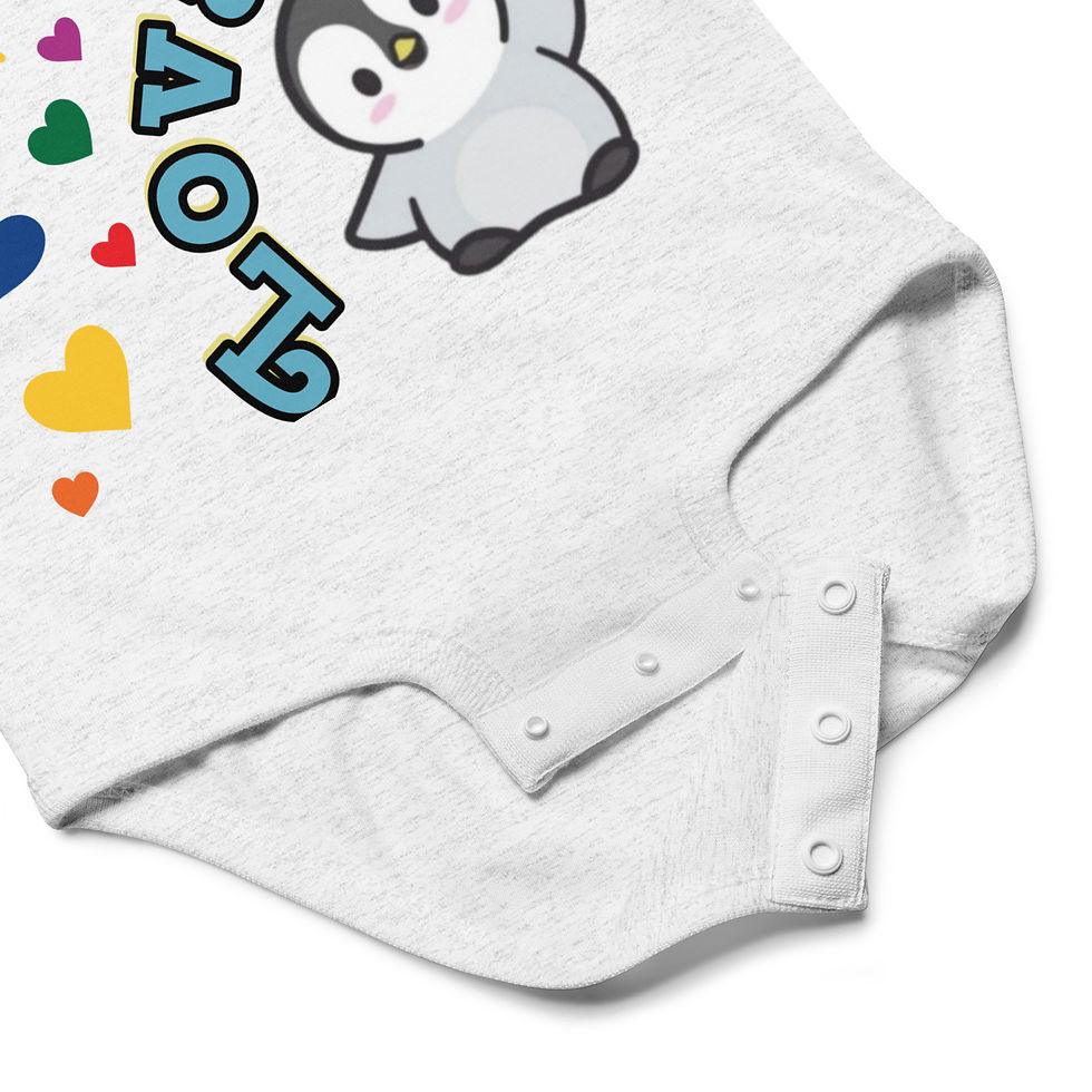Thumbnail: "Charming + Lovable" Baby Jersey Bodysuit