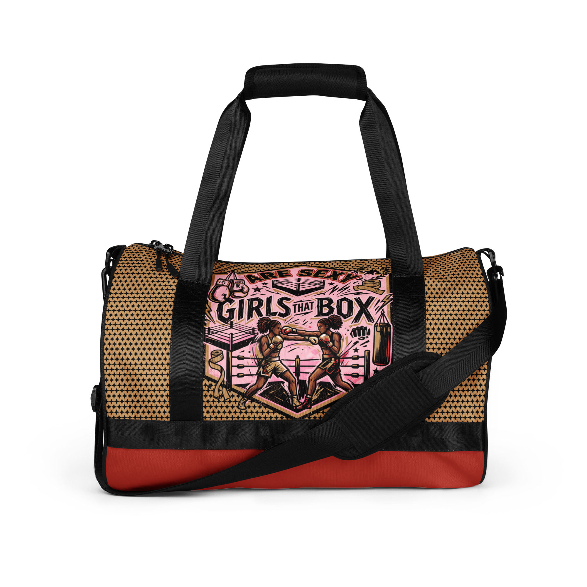 "Girls That Box Are Sexy" Gym Bag