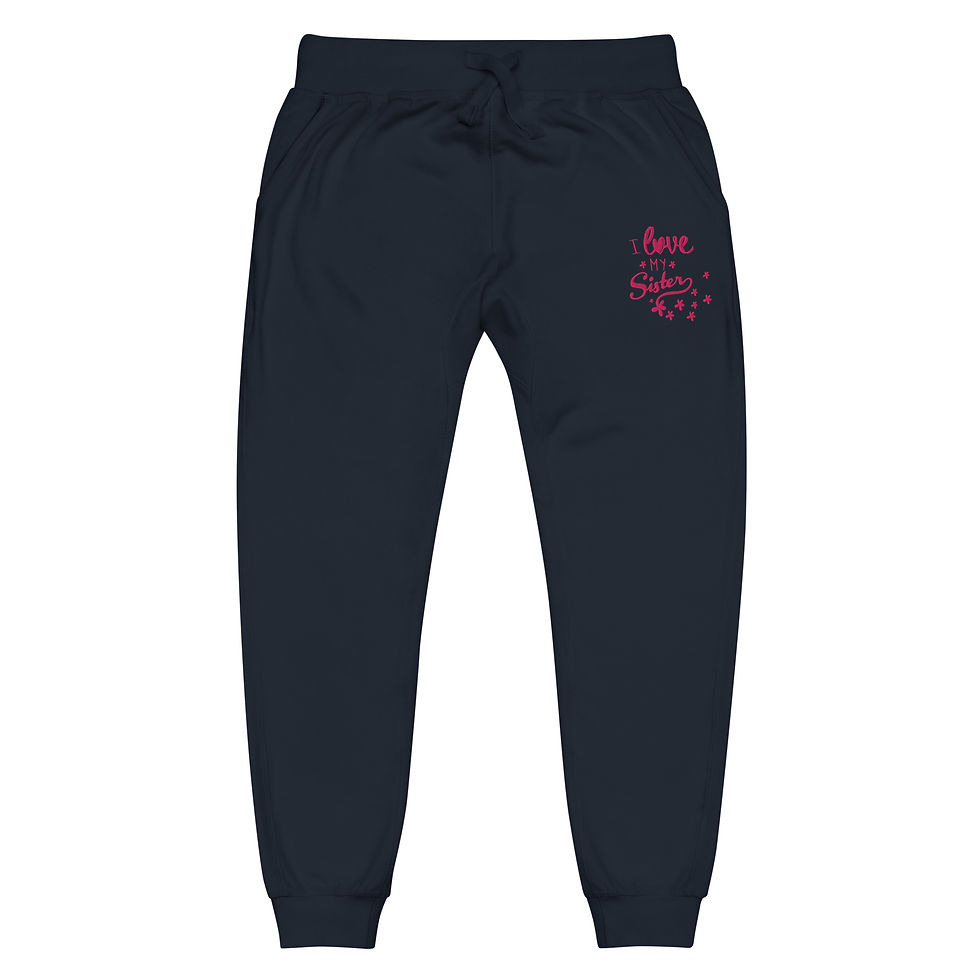 Thumbnail: "I Love My Sister" Ladies/Women's Fleece Sweatpants