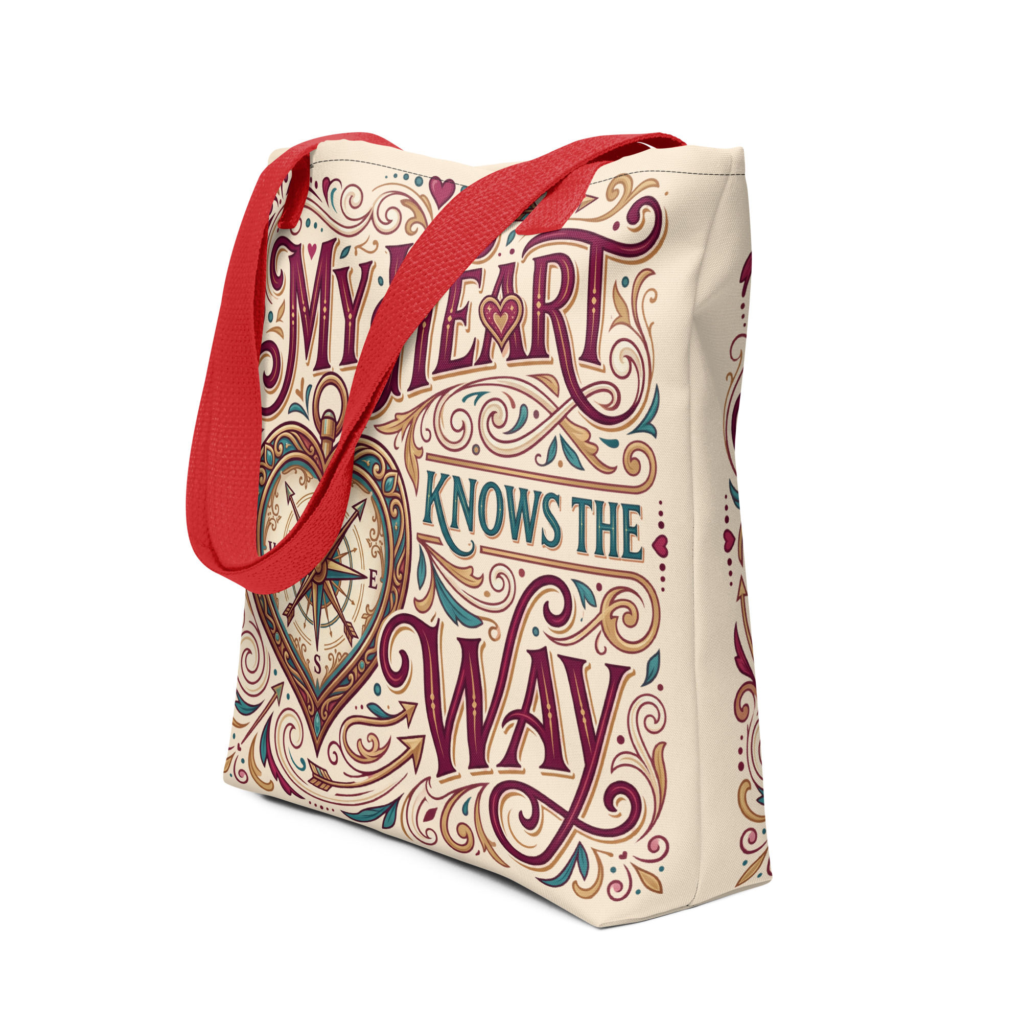 "My Heart Knows The Way" Tote Bag