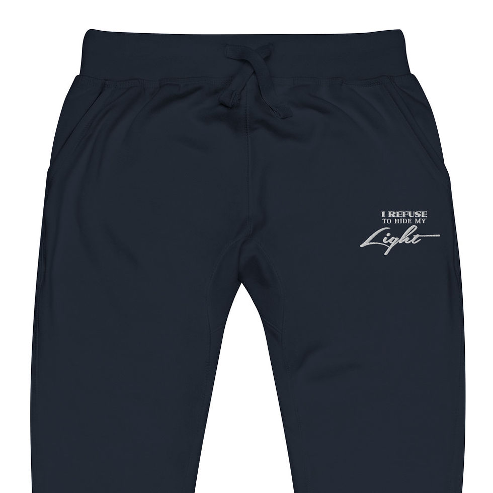 Miniatura: "I Refuse To Hide My Light" Ladies/Women's Fleece Sweatpants