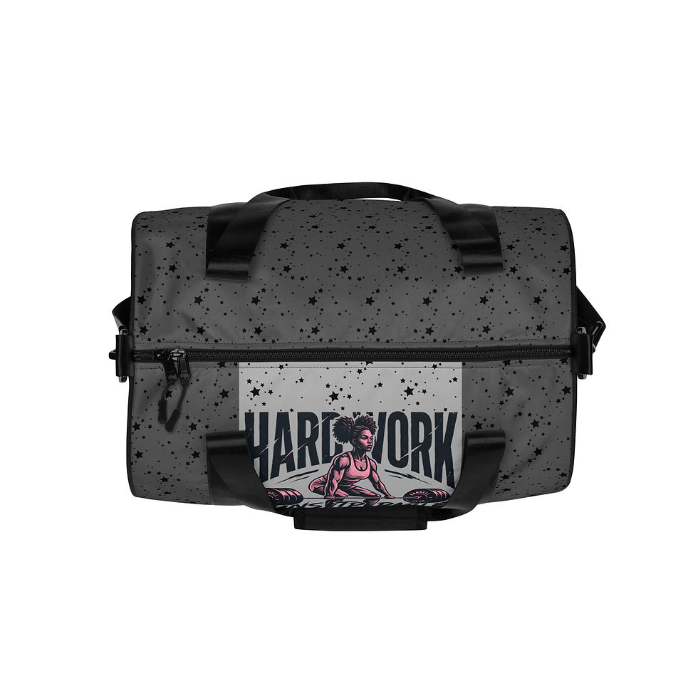 Thumbnail: "Hard Work, Unstoppable Resilience & Strength" Gym Bag