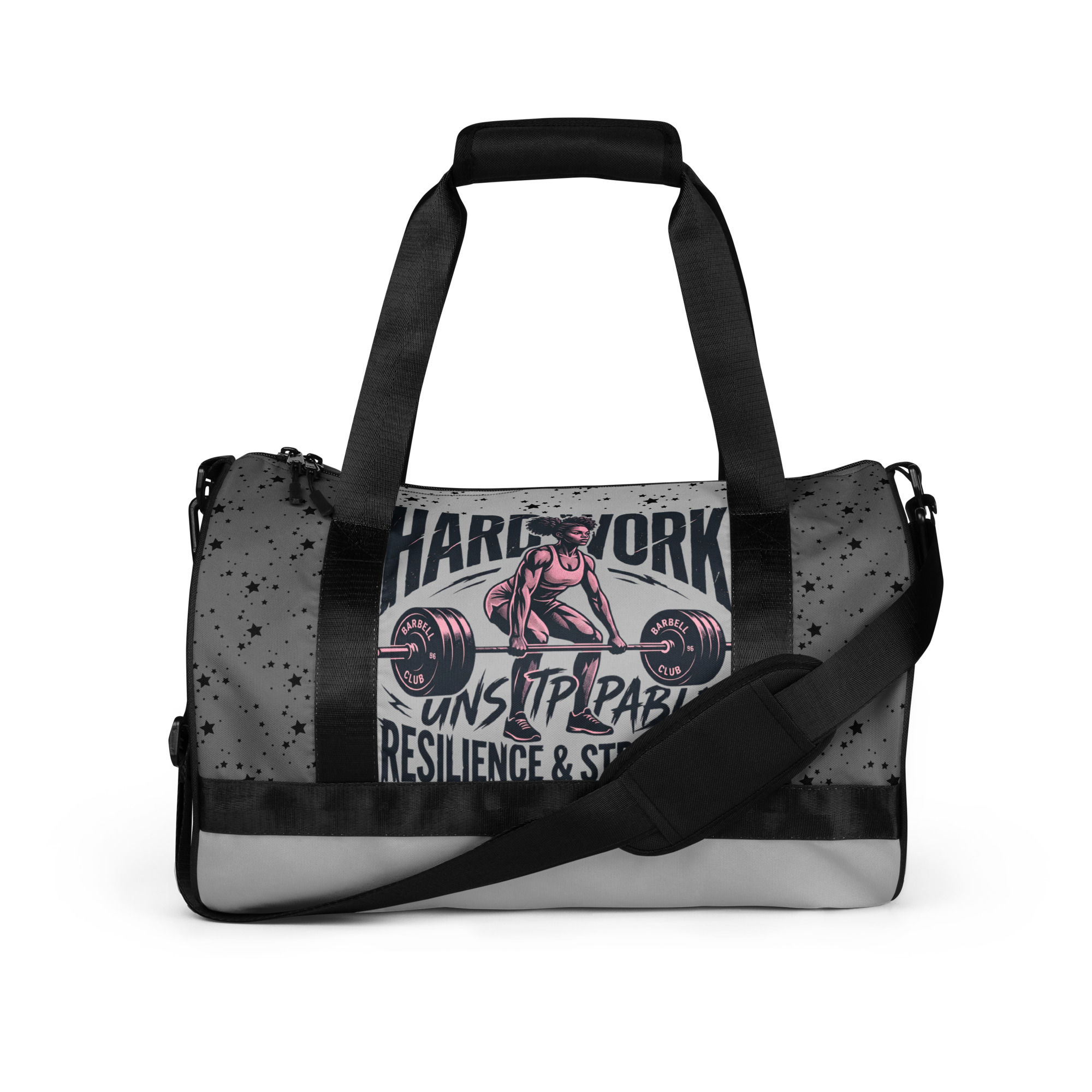 "Hard Work, Unstoppable Resilience & Strength" Gym Bag