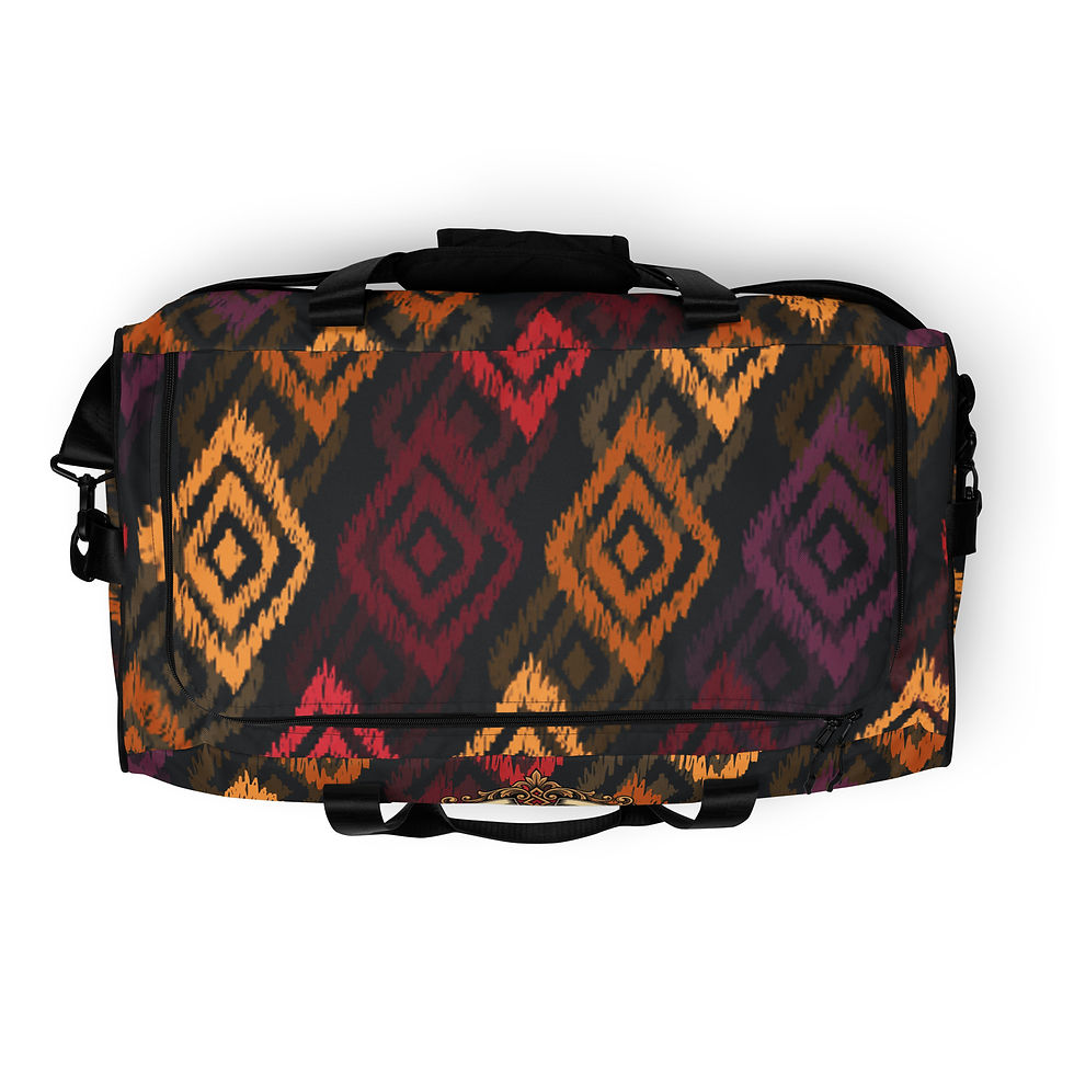Miniatura: "Never Quit" Prism Glow Duffle Bag
