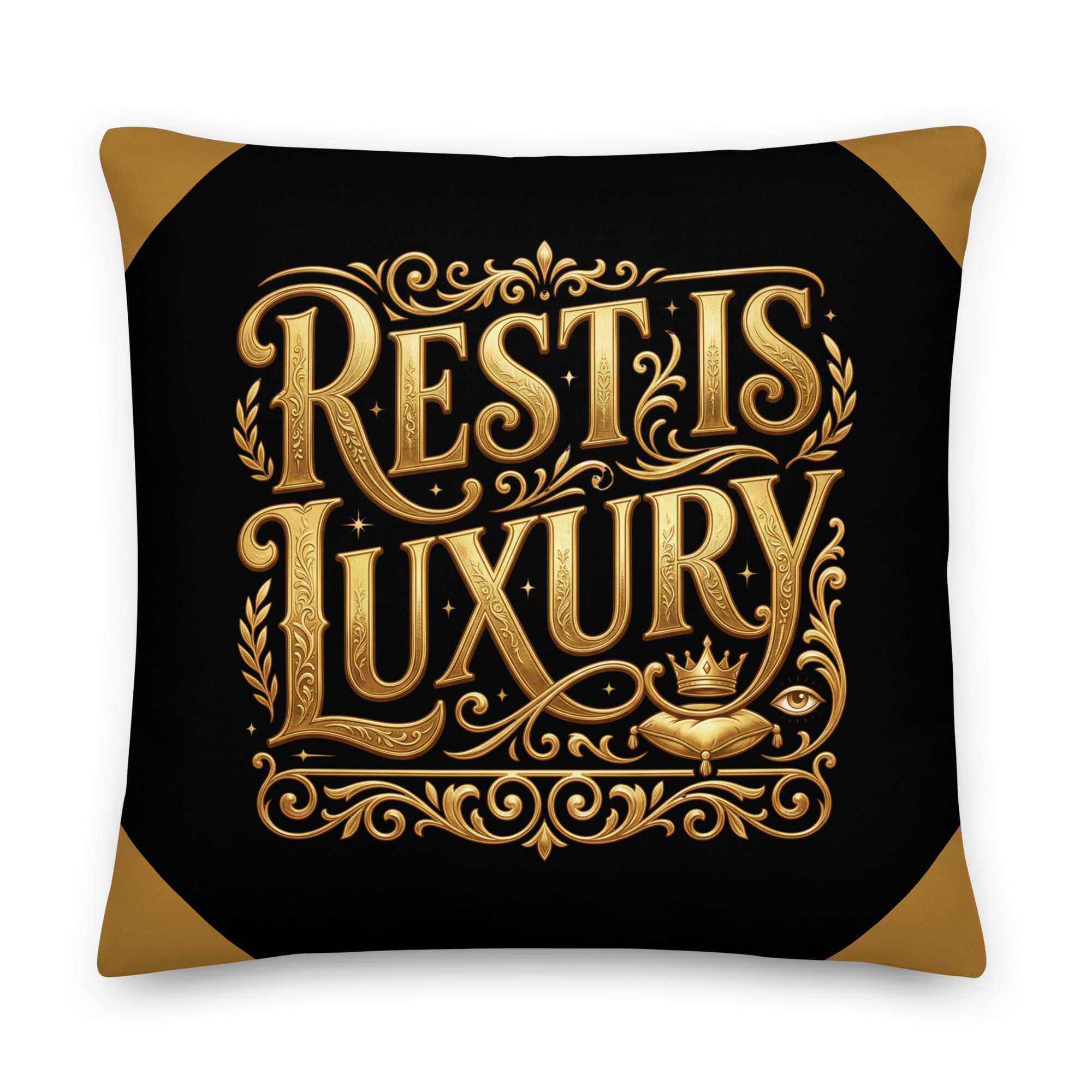 "Rest Is Luxury" Premium Pillow
