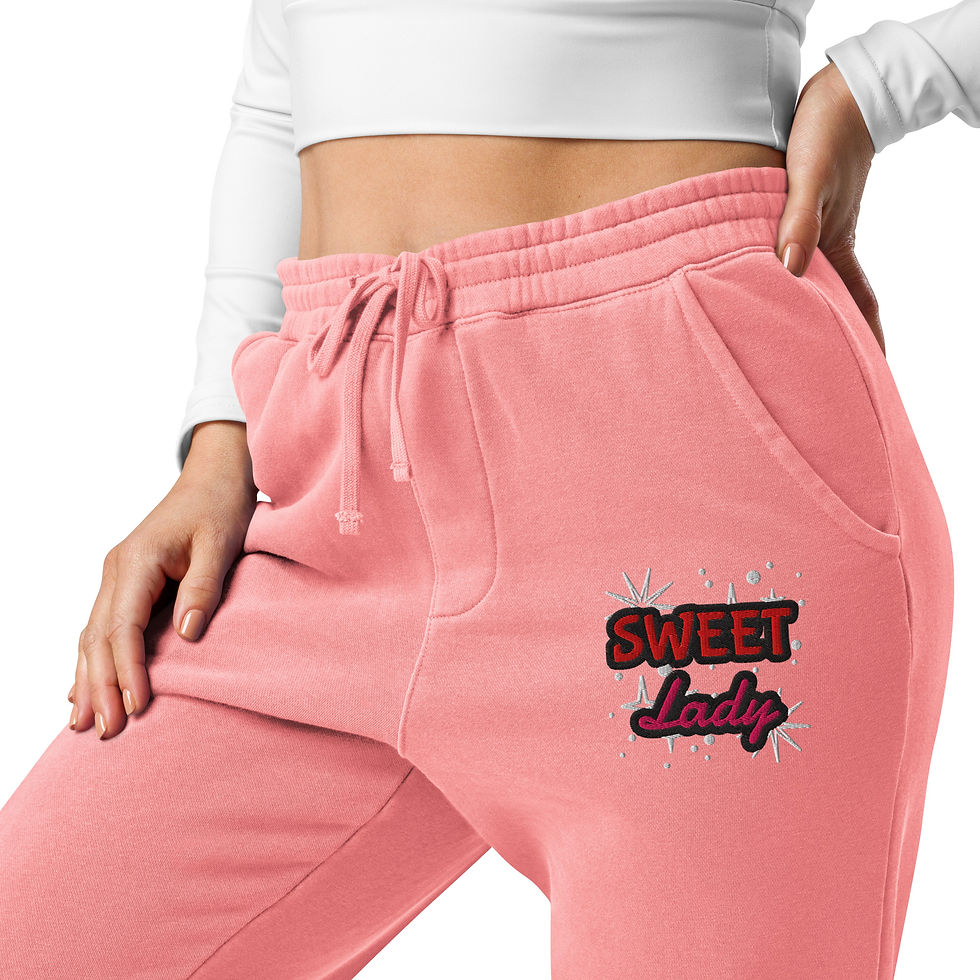 Miniatura: "Sweet Lady" Unisex Pigment-Dyed Sweatpants