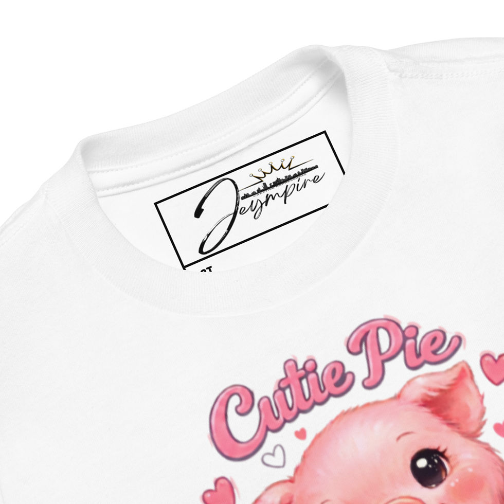 Thumbnail: "Cutie Pie In Charge" Toddler Staple Tee