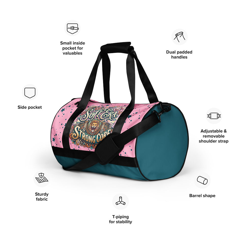 Miniatura: "Soft Era, Strong Core" Gym Bag