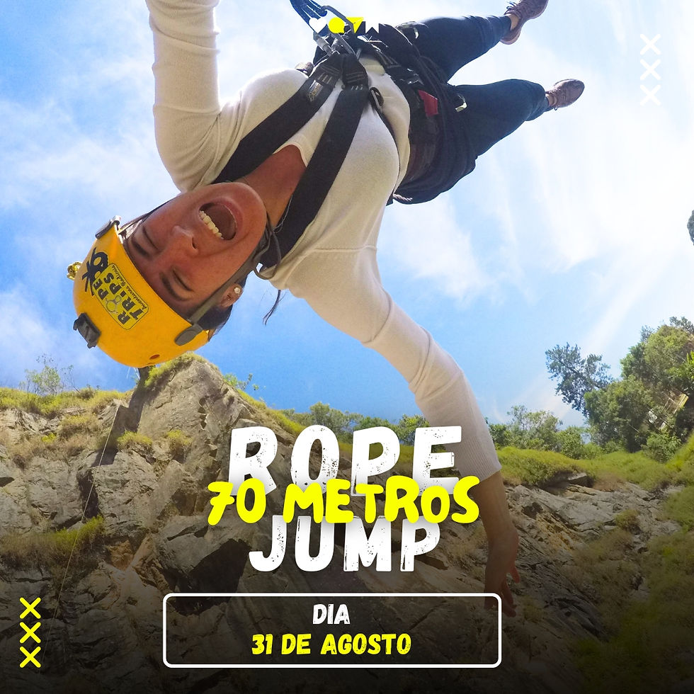 Rope Jump 70 Metros no DIB - Domingo