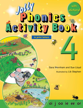 jolly phonics activity book 4 us in print letters