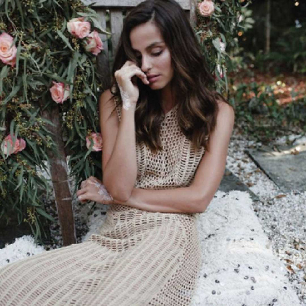 Thumbnail: Cayetana Lace Up Beach Cover Up Dress