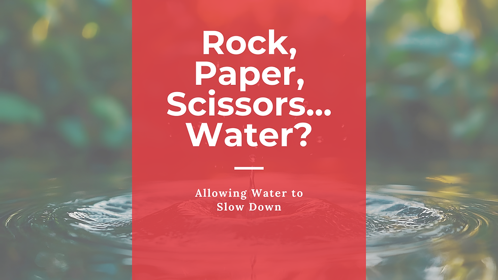 Rock, Paper, Scissors... Water?