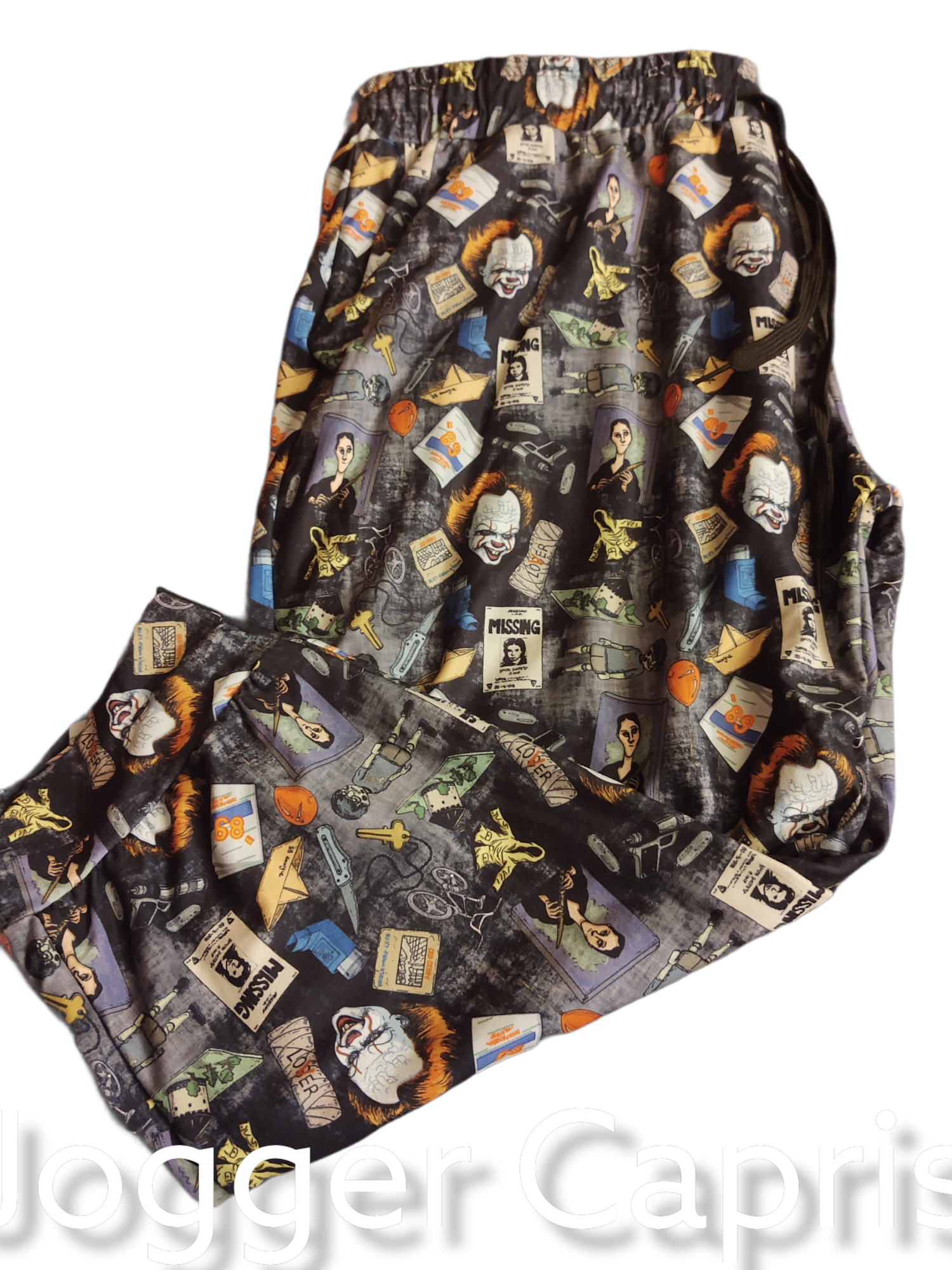 Horror IT soft Joggers Capri