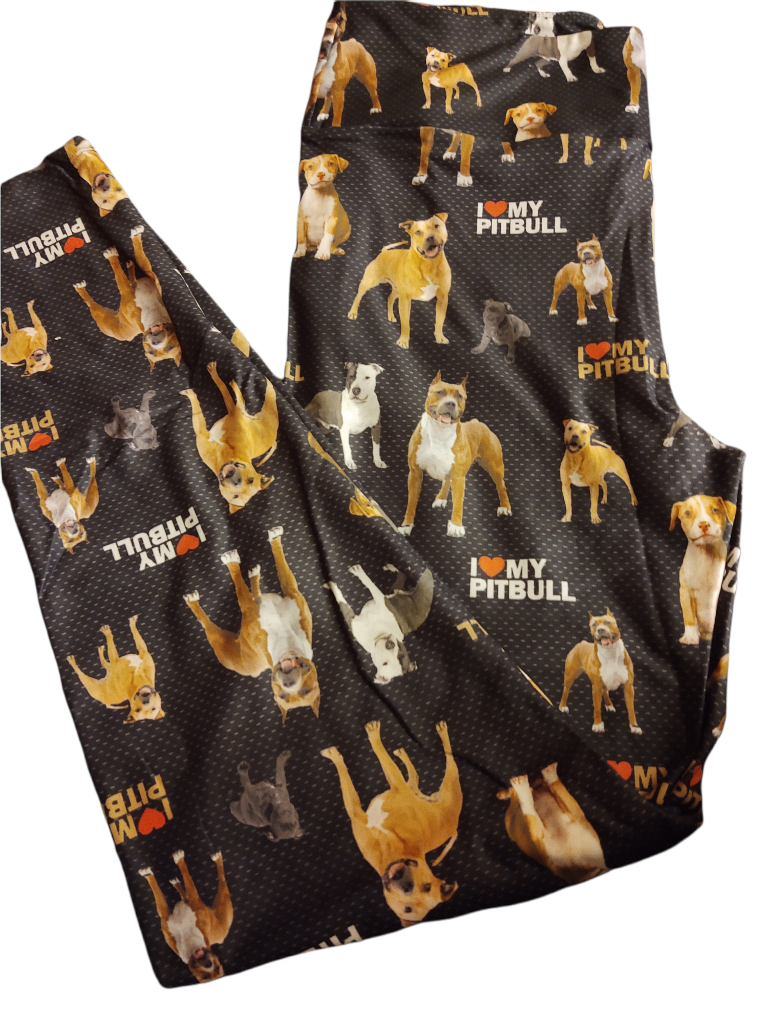 I love my Pitbull soft leggings Curvy 14 to 22