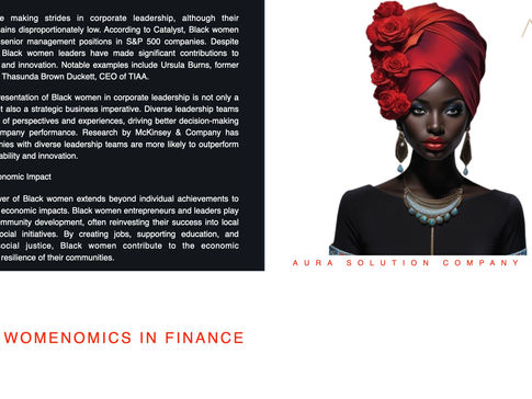 Black Womenomics: Investing in the Underinvested by Aura Solution Company Limited