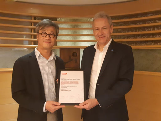Centenary recognition of HKU Mechanical Engineering degree by IMechE