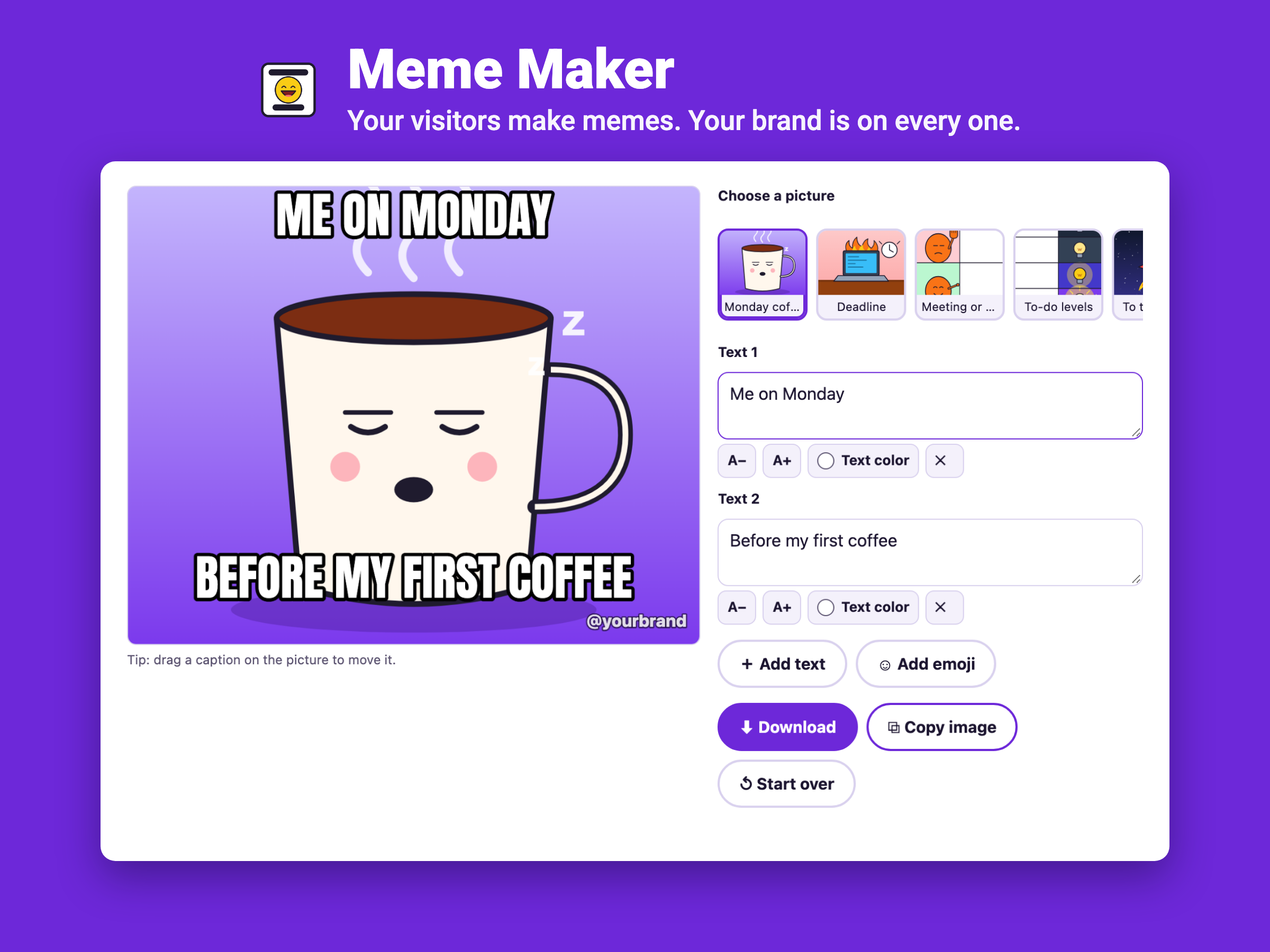 Meme Maker: Meme Generator screenshot 1