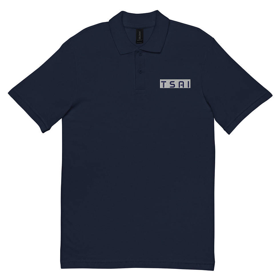 Thumbnail: TSAI Embroidered Pique Polo Shirt