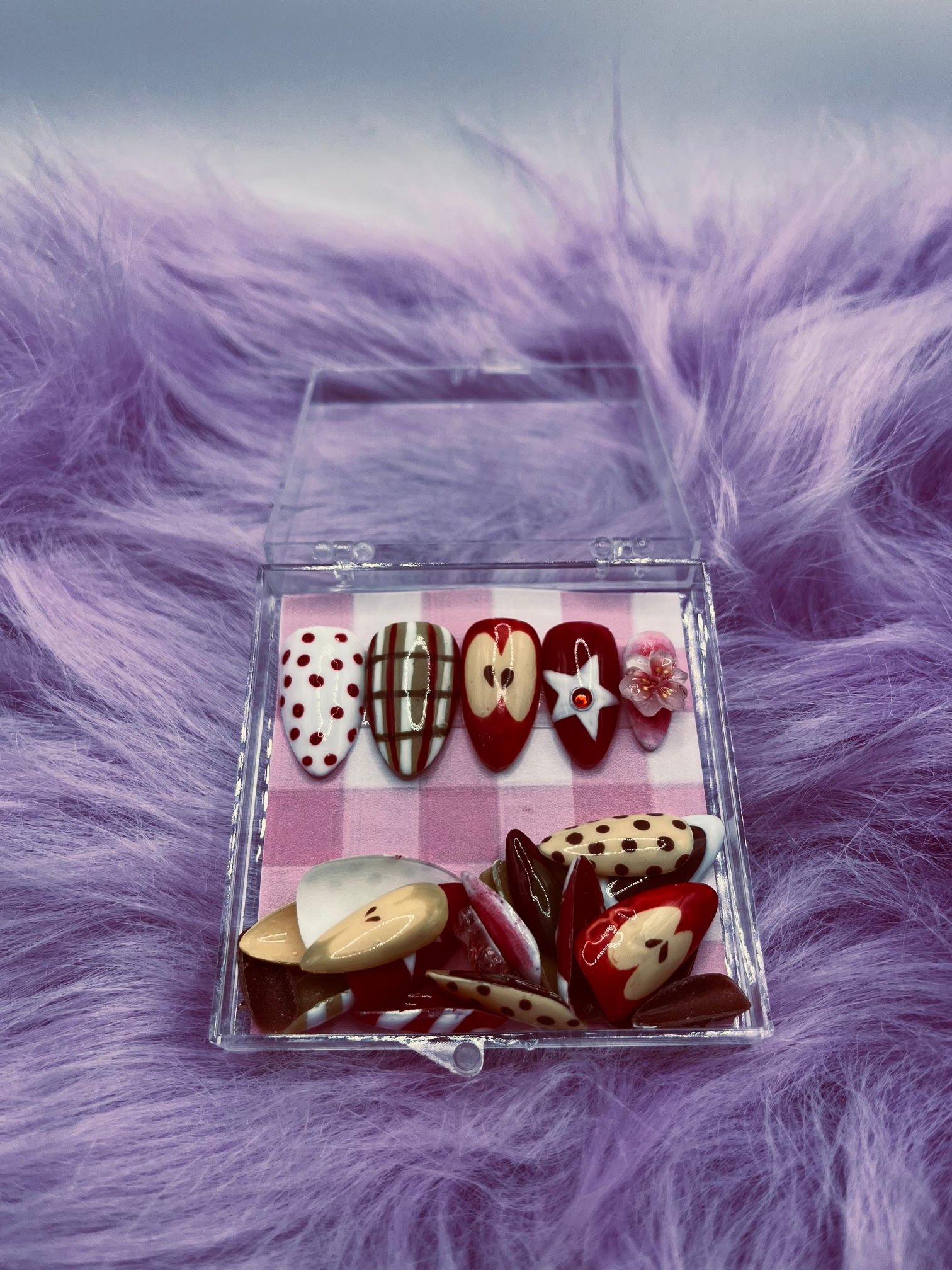 Apple Crisp Nails Full Set