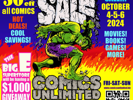 COMICS UNLIMITED FALL SALE EVENT!