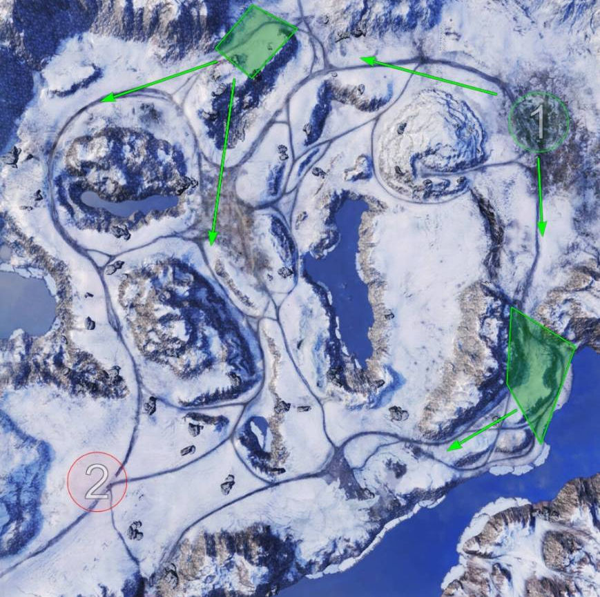 Заполярье, тактика, World of tanks