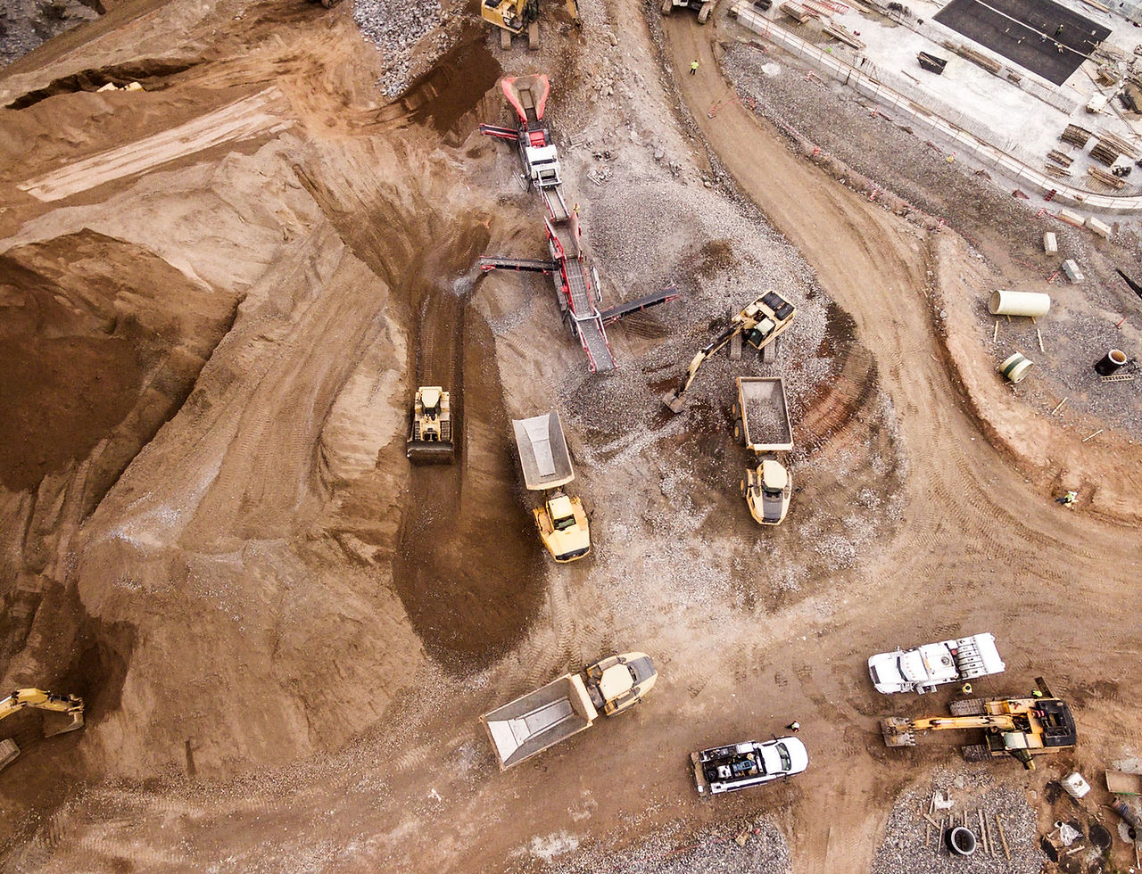 Dirt Construction Fill Site